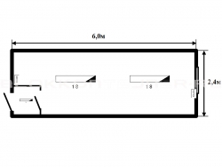 Блок-контейнер 6м жилой для строительных объектов в Багаевском